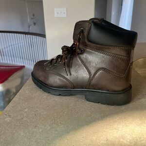Brahma Dark Brown Leather Boots